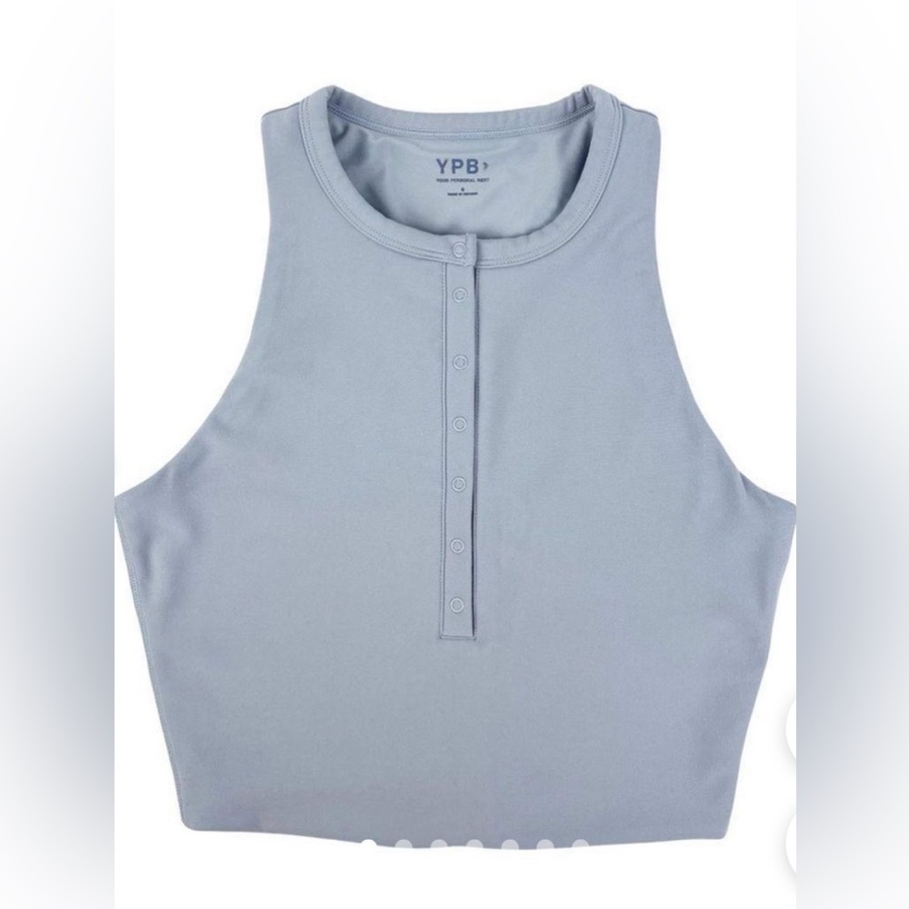 Abercrombie & Fitch Light Blue Sleeveless Top